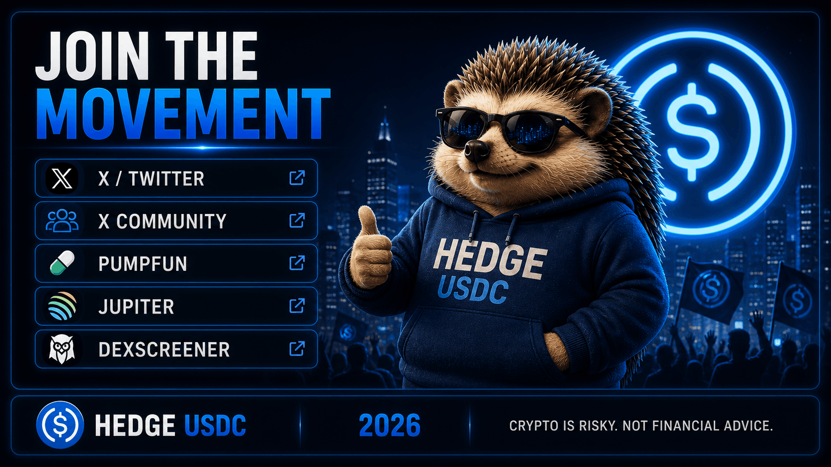 Join the HEDGE movement